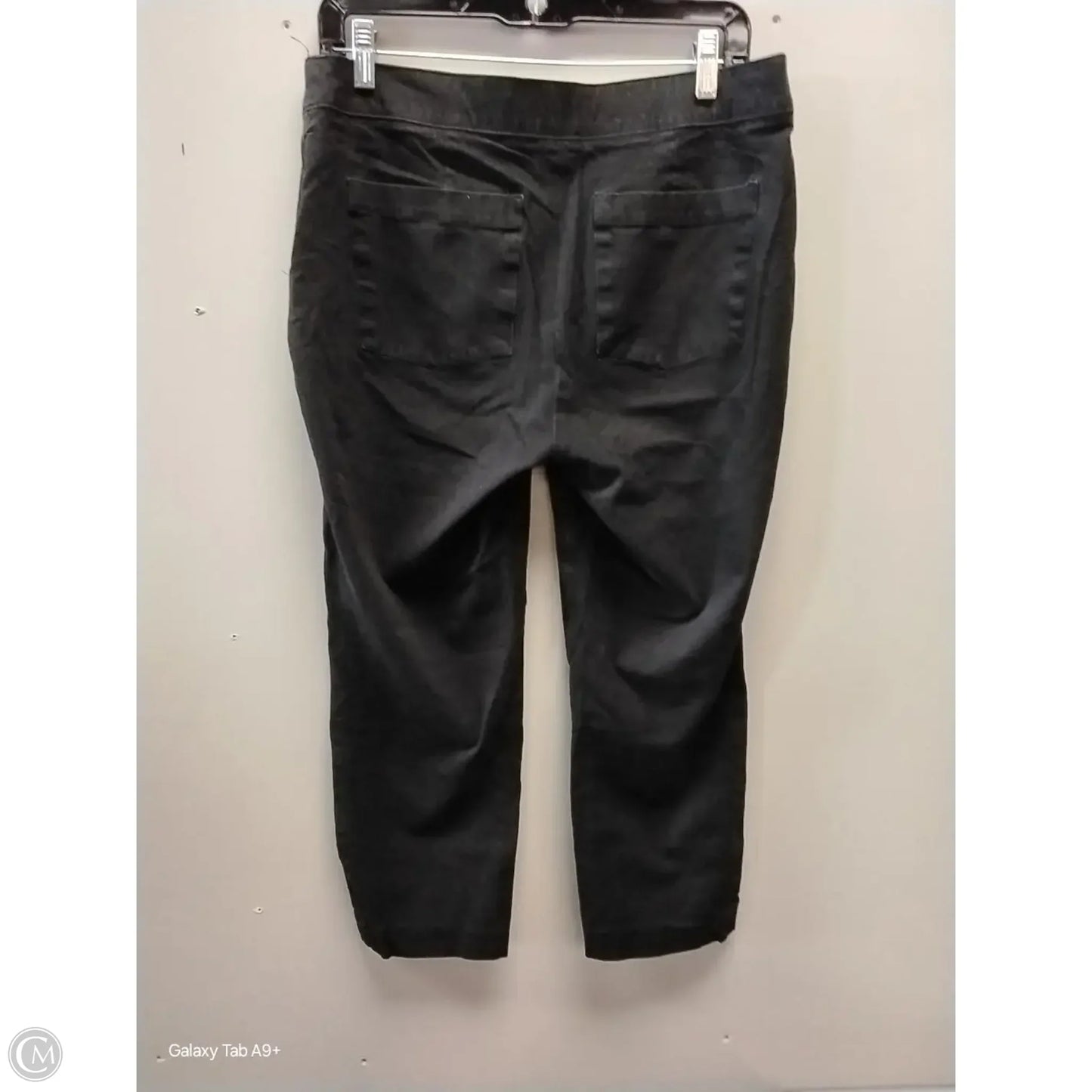 Pants Cropped By Spanx In Black, Size: L
