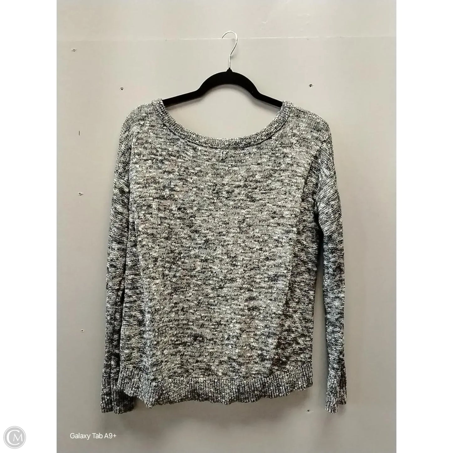 Sweater By American Eagle In Black & White, Size: M