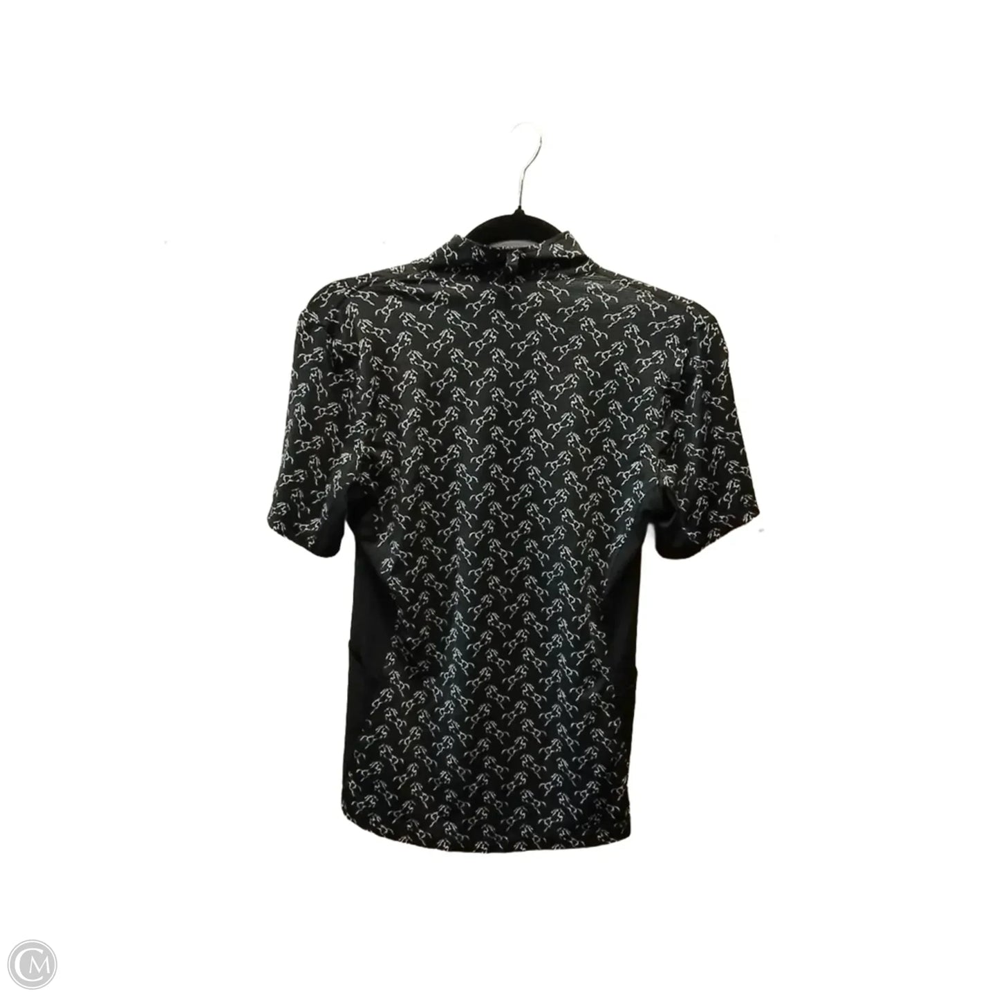 Top Short Sleeve By Clothes Mentor In Black & White, Size: Xs