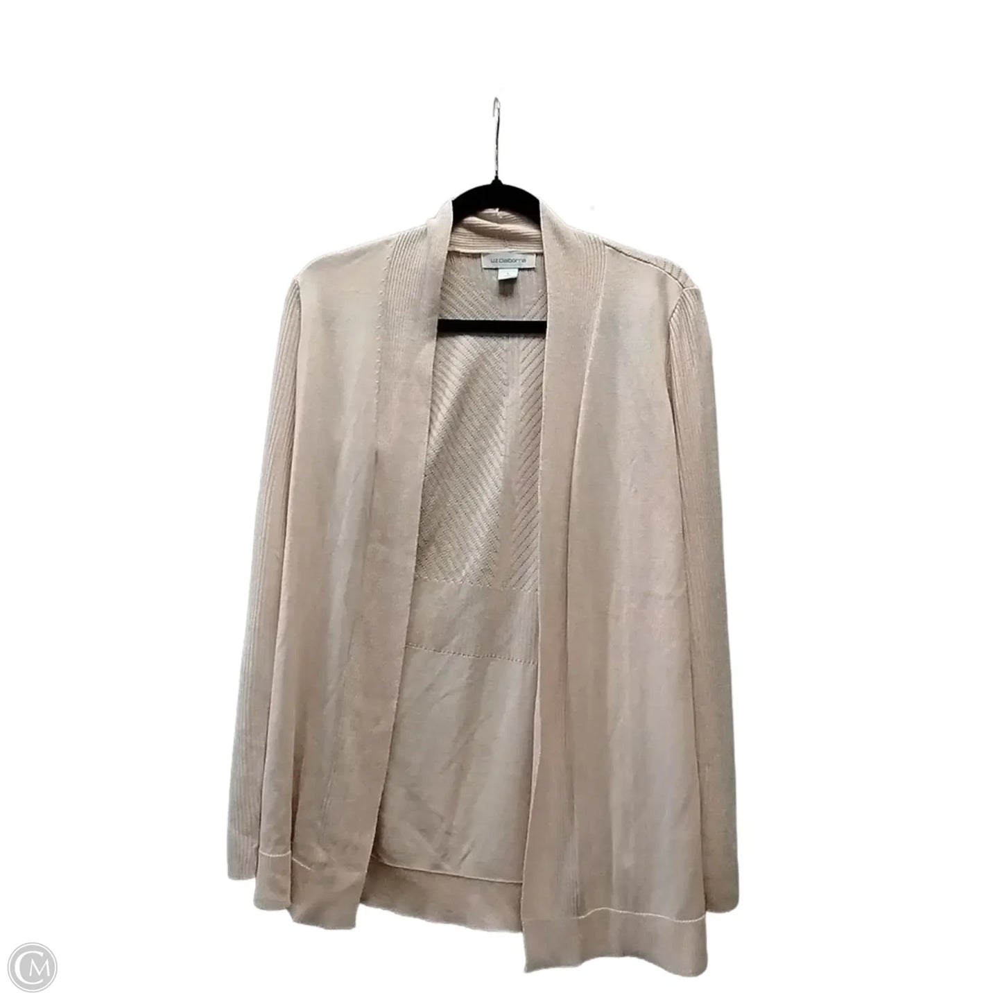 Sweater Cardigan By Liz Claiborne In Pink, Size: S
