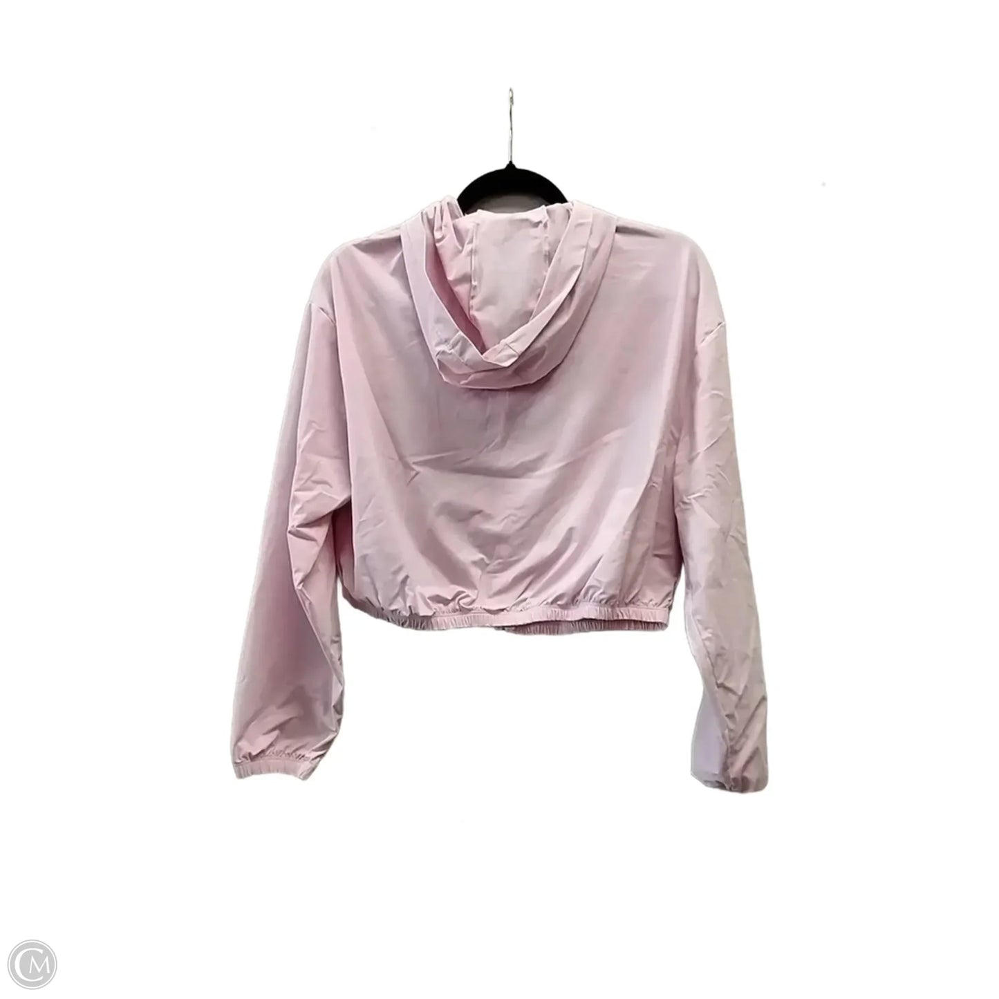 Coat Raincoat By Clothes Mentor In Pink, Size: S