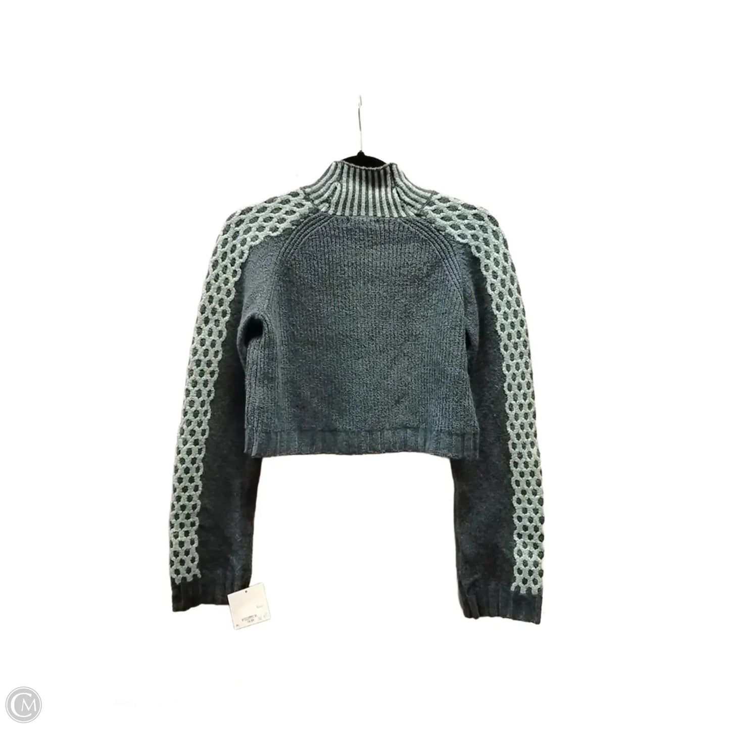 Sweater By Wild Fable In Green & Grey, Size: Xs