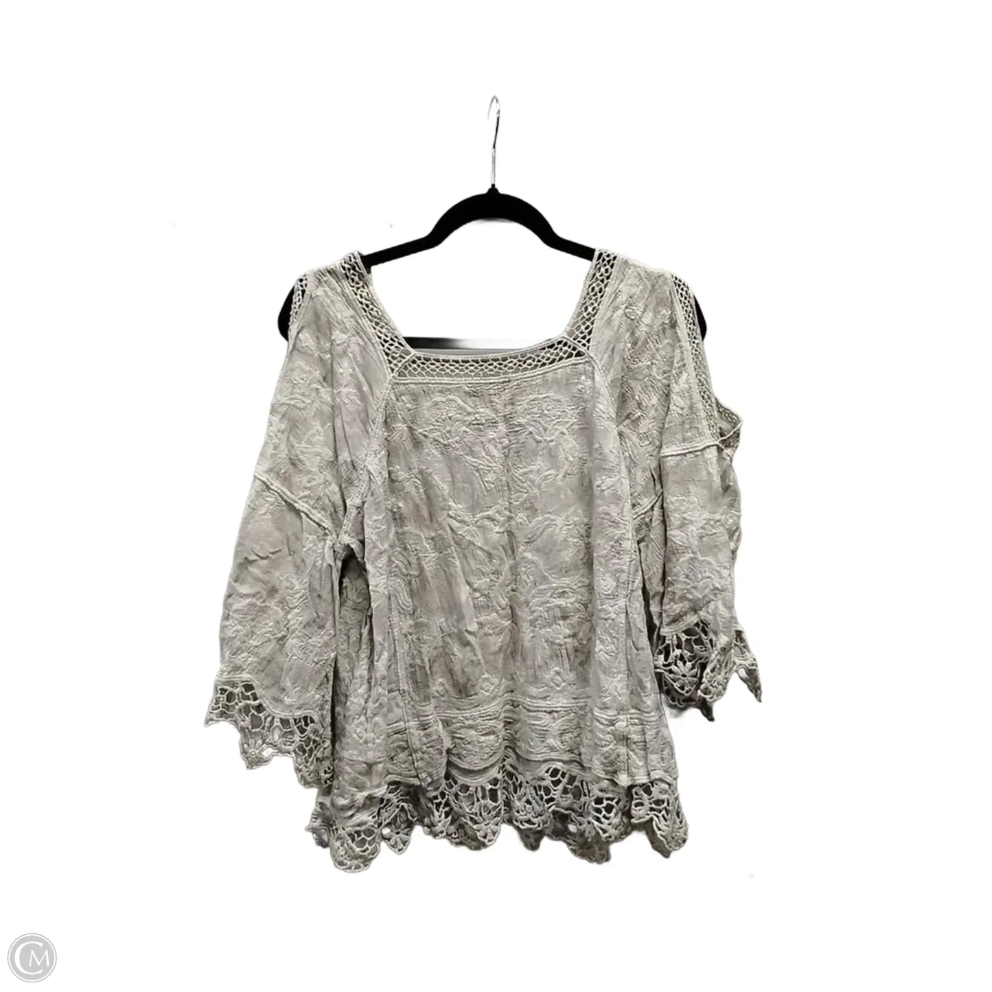 Top Long Sleeve By Democracy In Black, Size: S