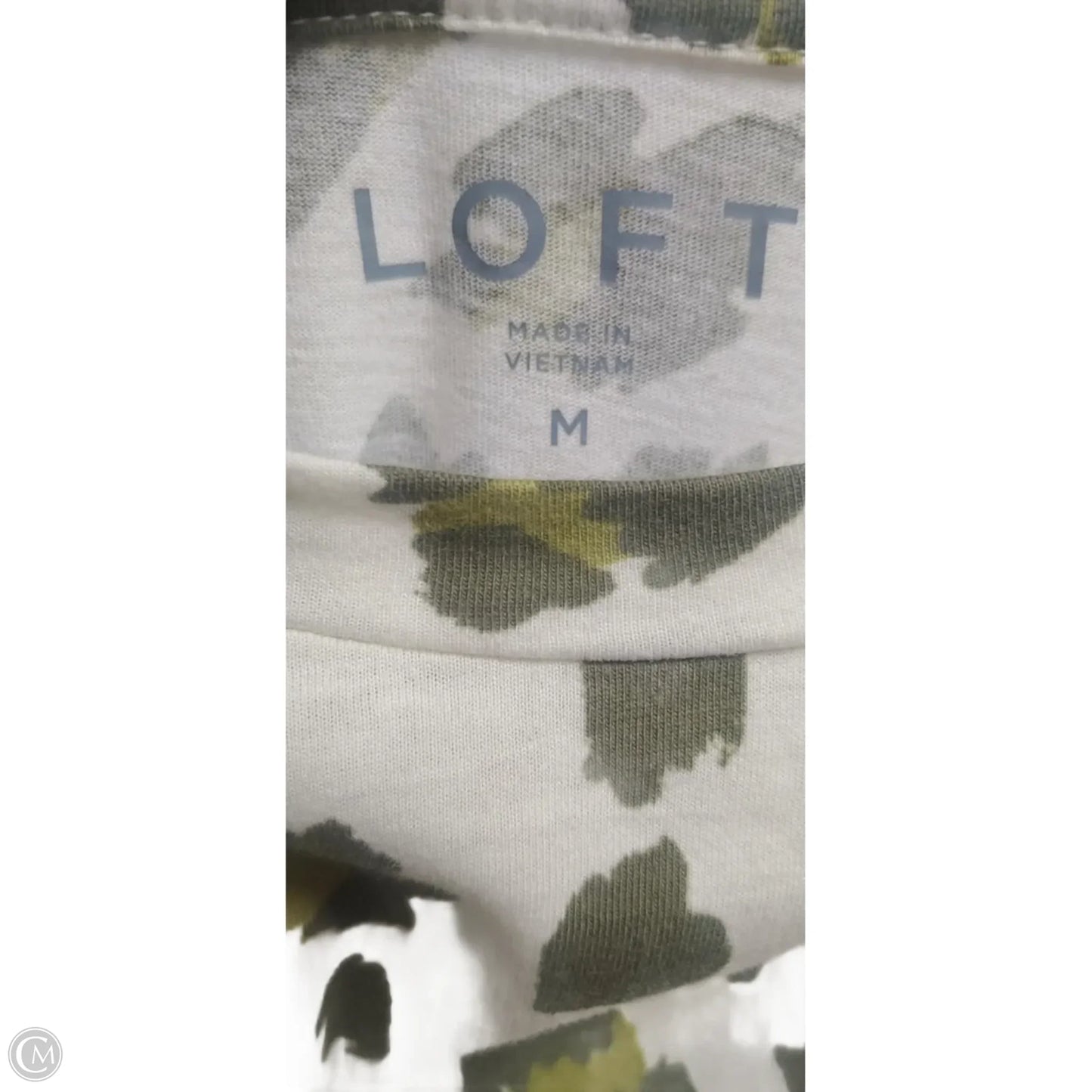 Top Long Sleeve By Loft In Leopard Print, Size: M