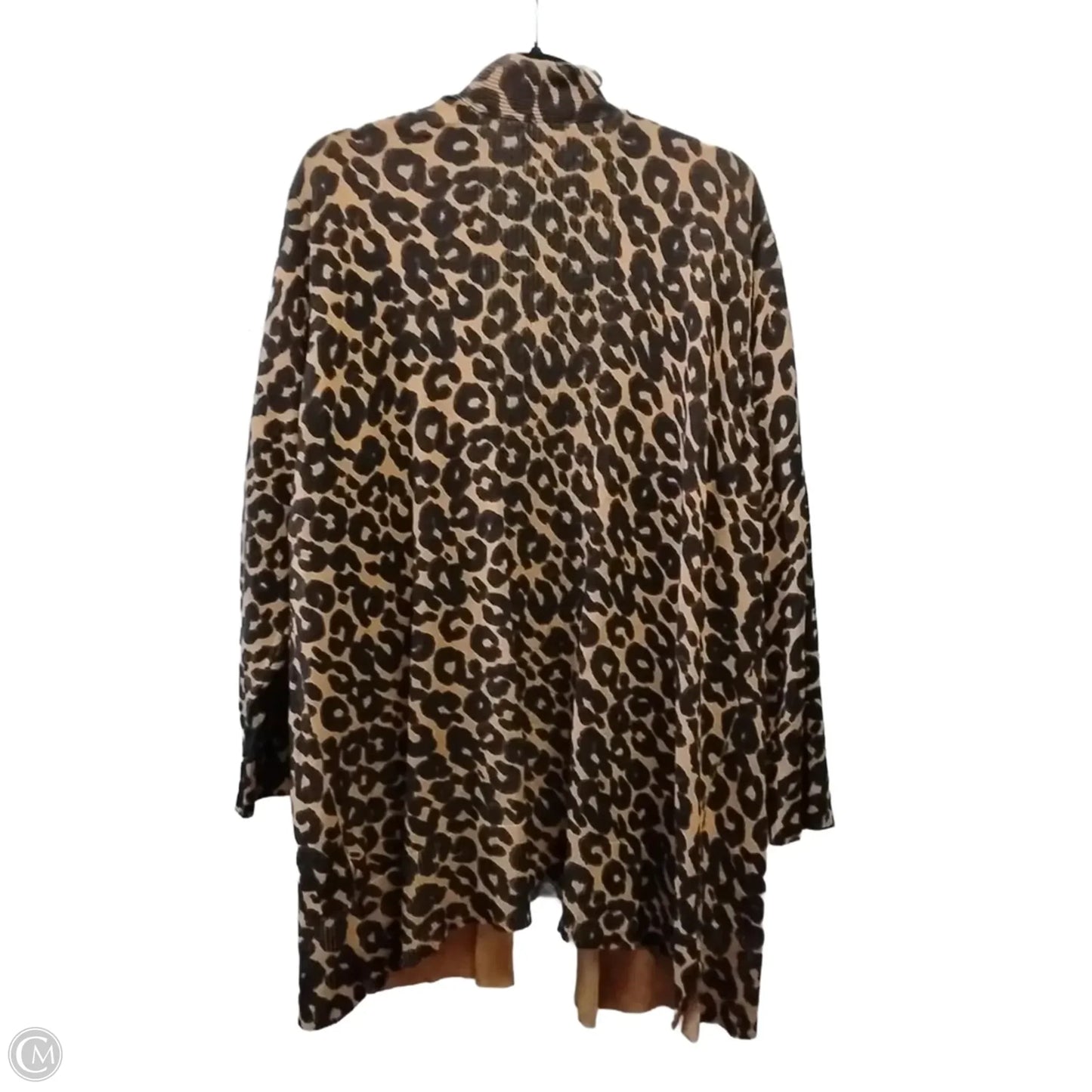 Sweater By Terra & Sky In Leopard Print, Size: 2x