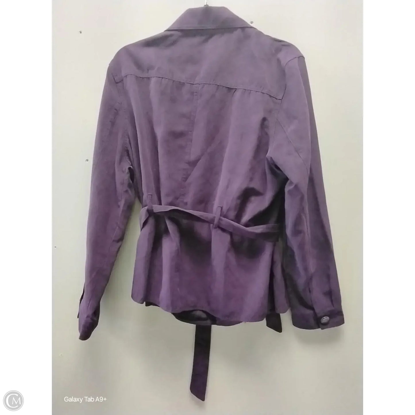 Jacket Fleece By Cato In Purple, Size: Xl