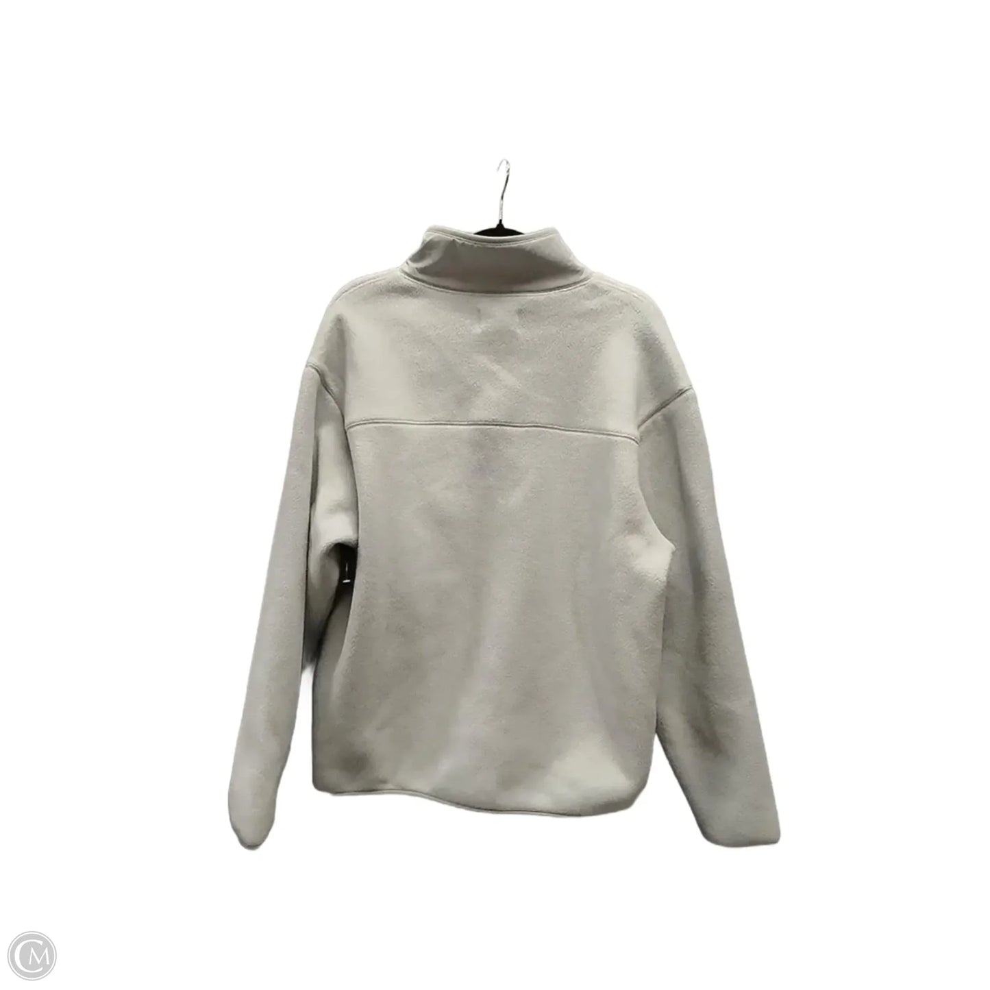 Sweatshirt Collar By American Eagle In Grey, Size: M