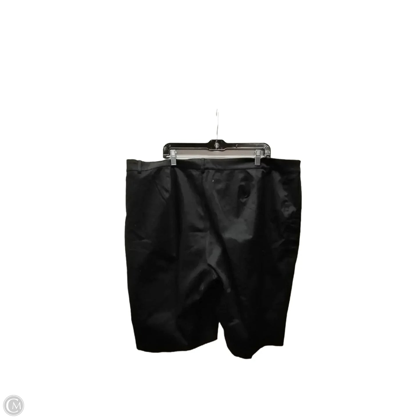 Shorts By Gloria Vanderbilt In Black, Size: 22w