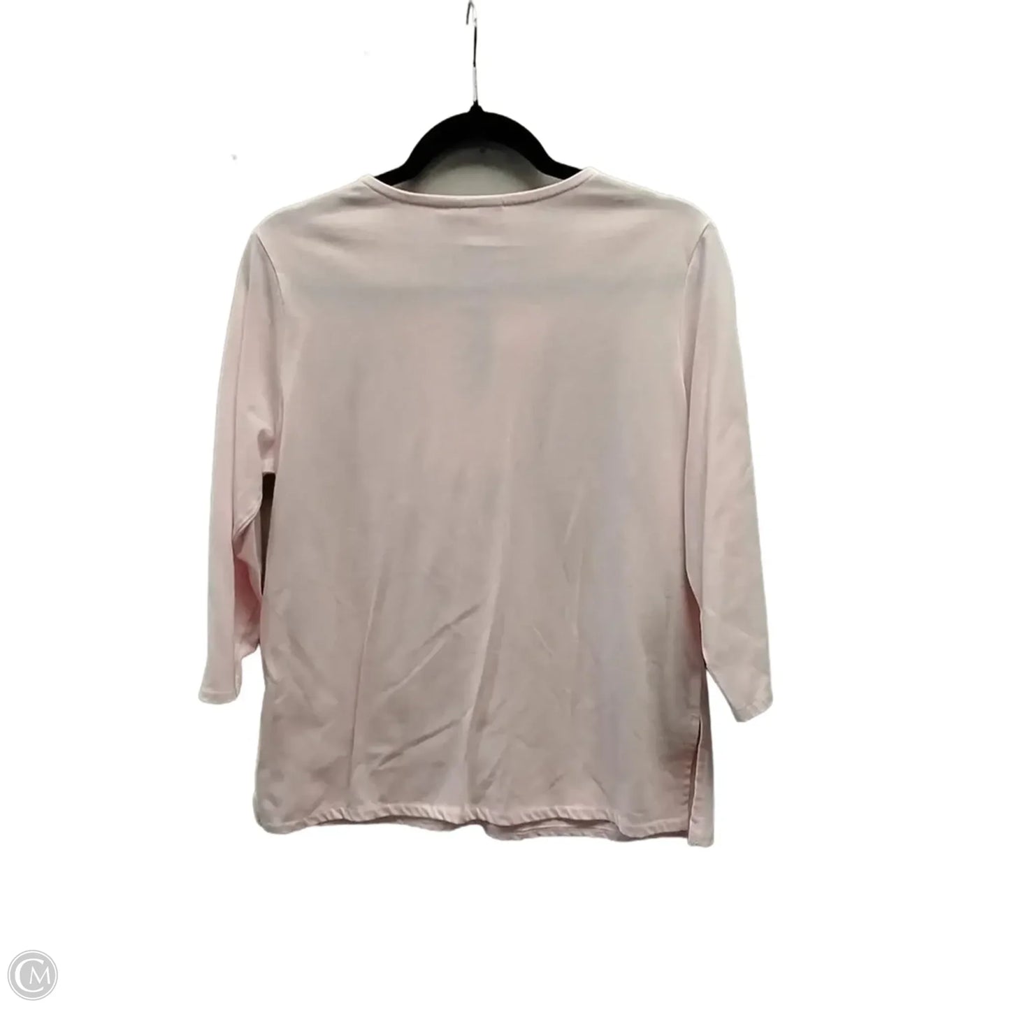 Top Long Sleeve By Jason Maxwell In Pink, Size: M