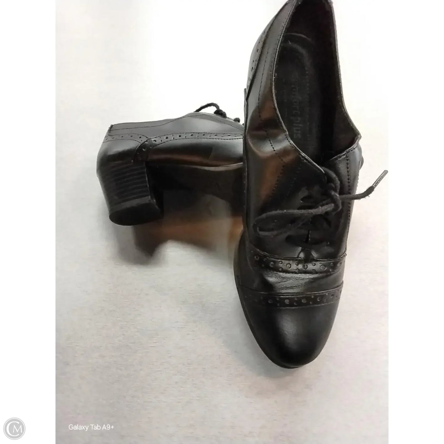 Shoes Heels Block By Comfort Plus In Black, Size: 6.5