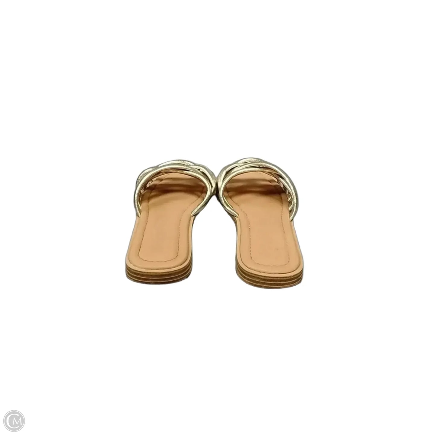 Sandals Flats By Universal Thread In Gold, Size: 7.5