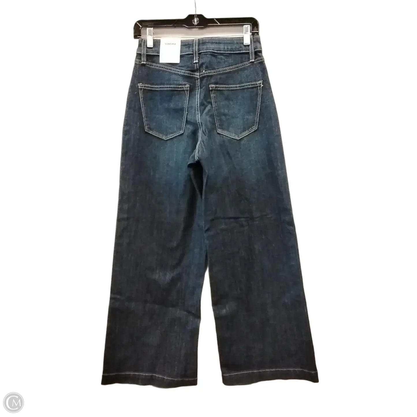 Jeans Wide Leg By Sonoma In Blue Denim, Size: 2
