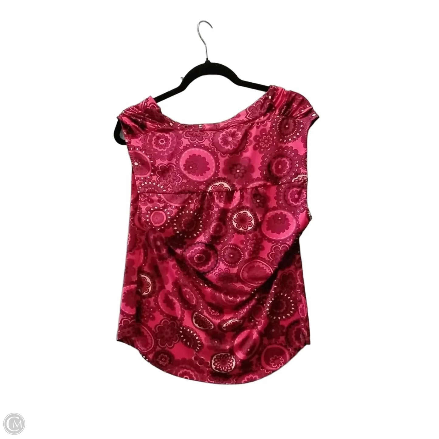 Blouse Sleeveless By International Concepts In Red, Size: Xl