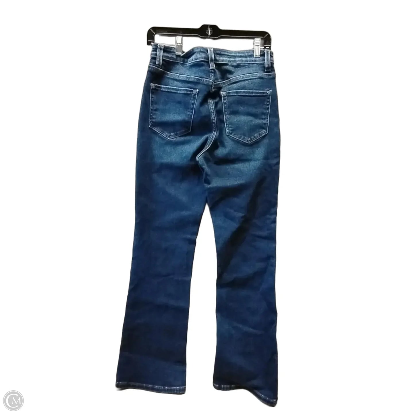 Jeans Flared By Vervet In Blue Denim, Size: 28