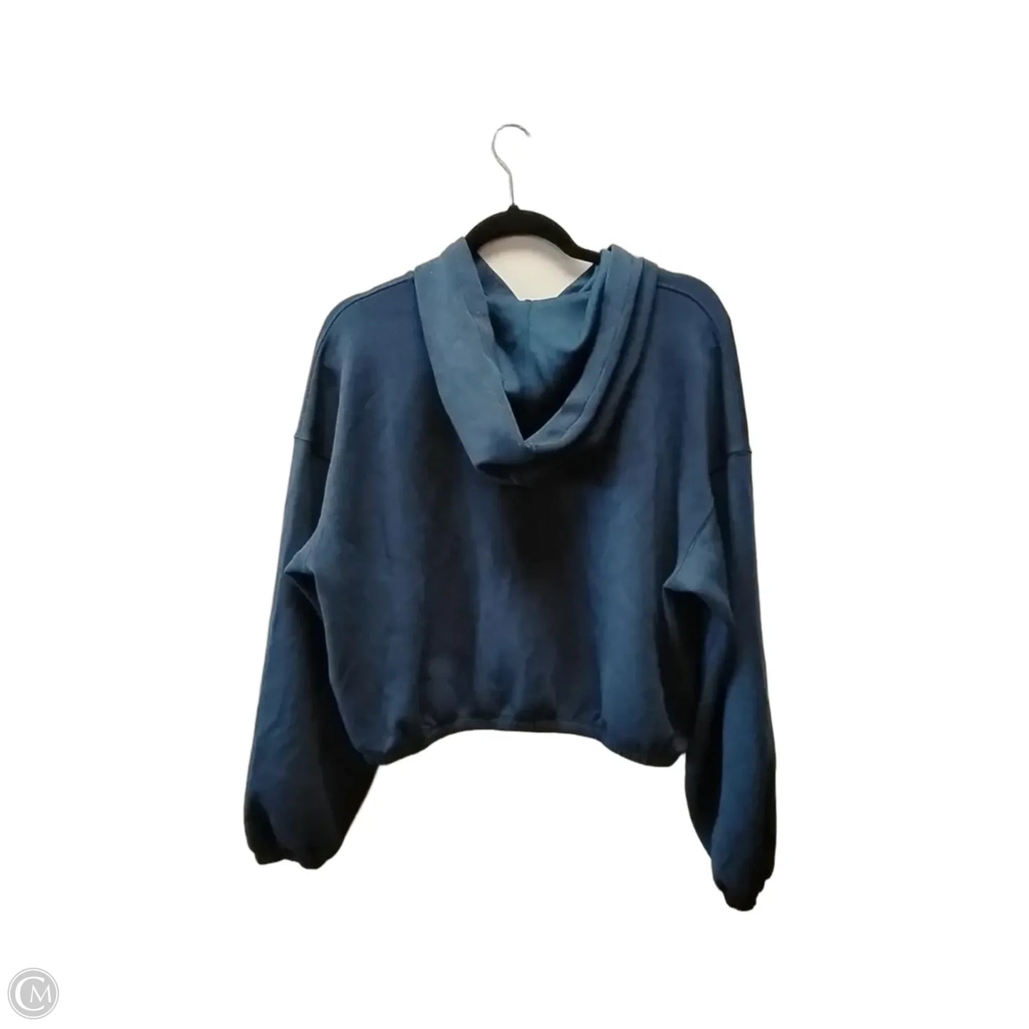 Athletic Sweatshirt Hoodie By Spanx In Blue, Size: L