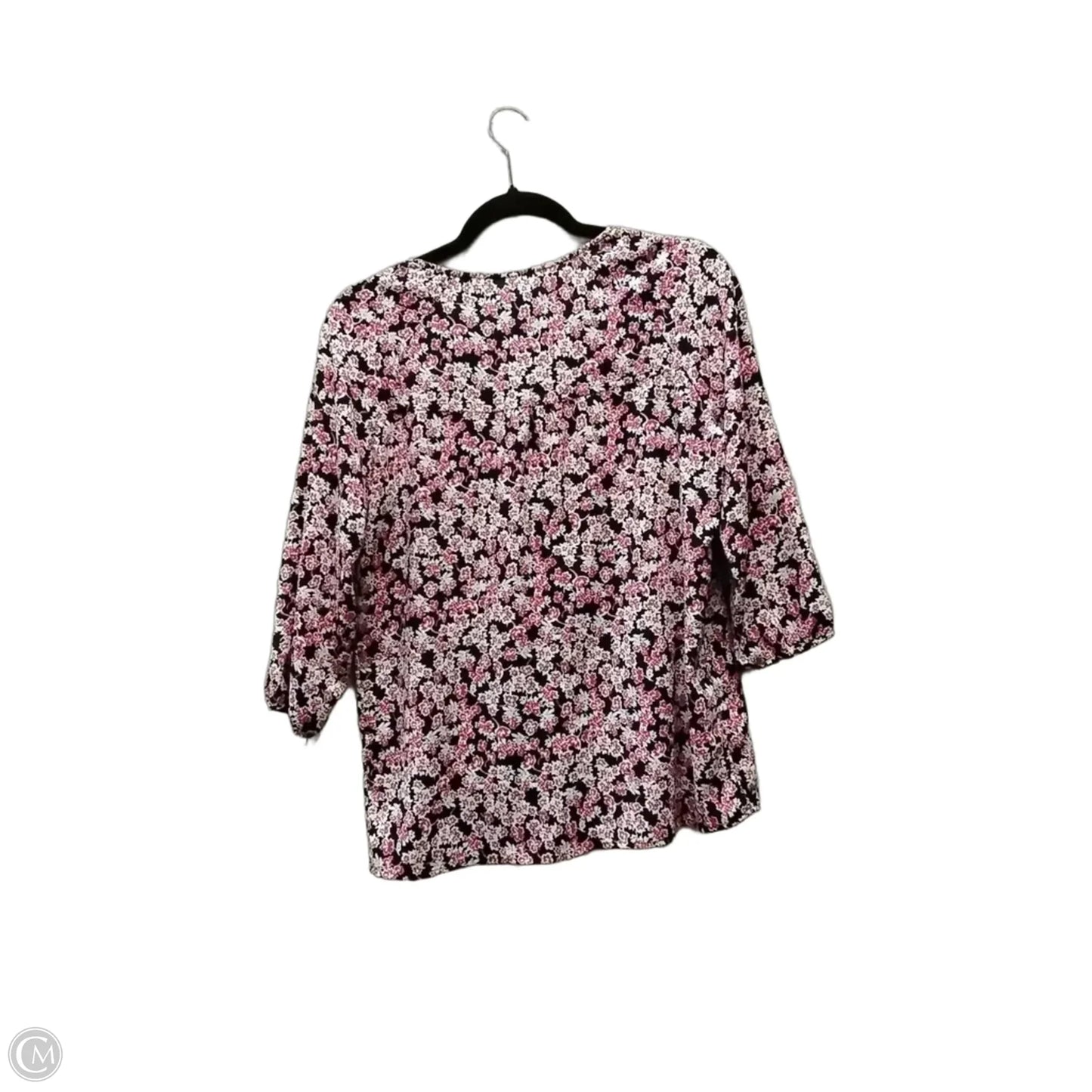 Blouse Long Sleeve By Gap In Floral Print, Size: M