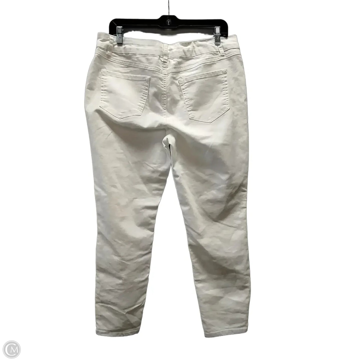 Jeans Skinny By D Jeans In White, Size: 14
