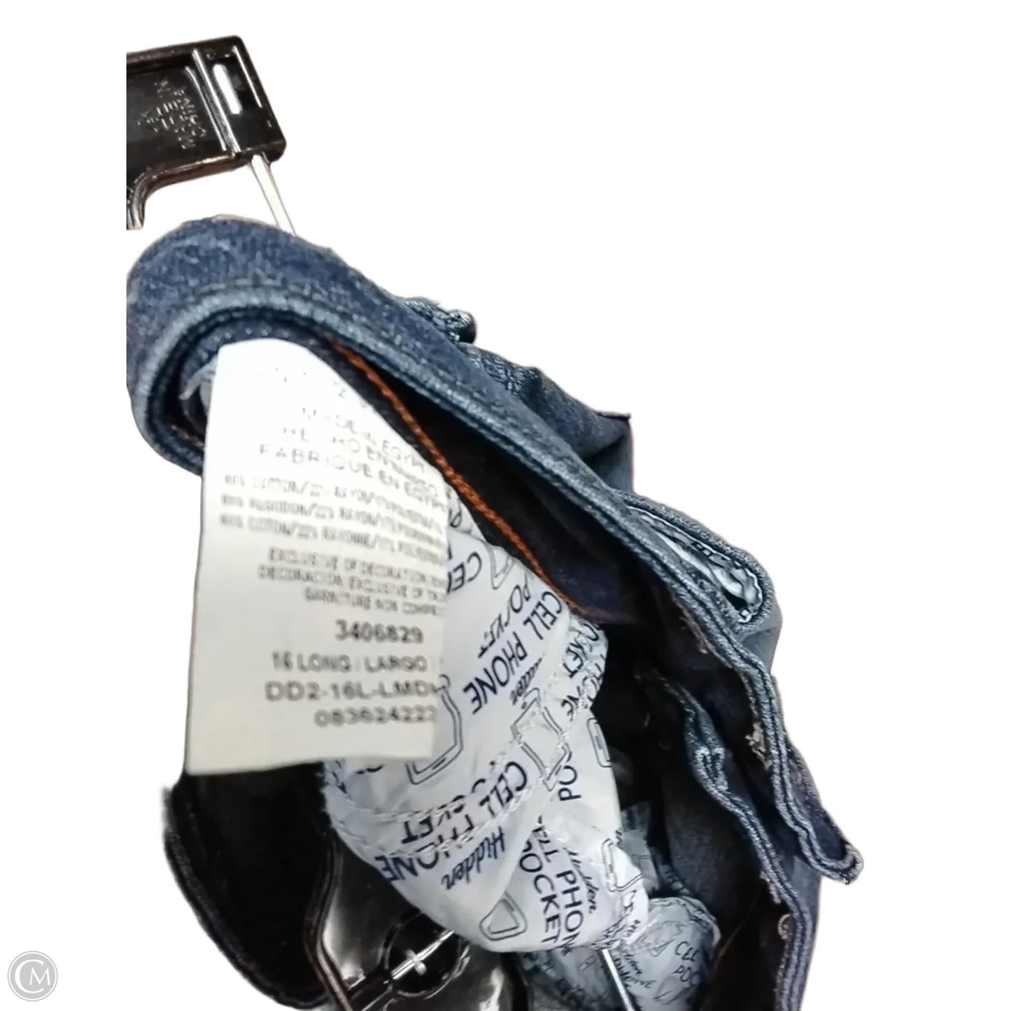Jeans Boot Cut By Lee In Blue Denim, Size: 16