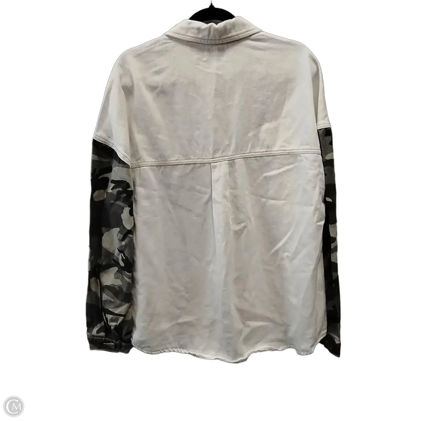 Jacket Denim By Cme In White, Size: L