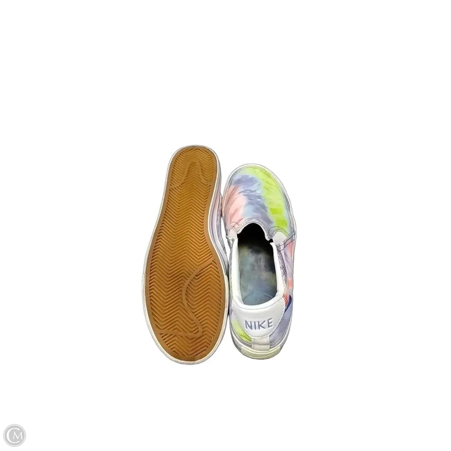 Shoes Sneakers By Nike In Tie Dye Print, Size: 7