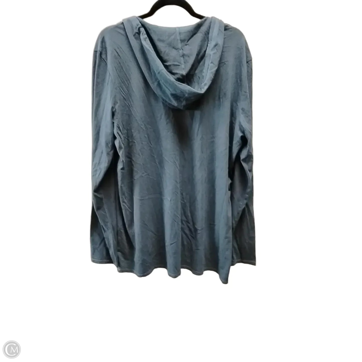 Top Long Sleeve By Life Is Good In Blue, Size: Xxl