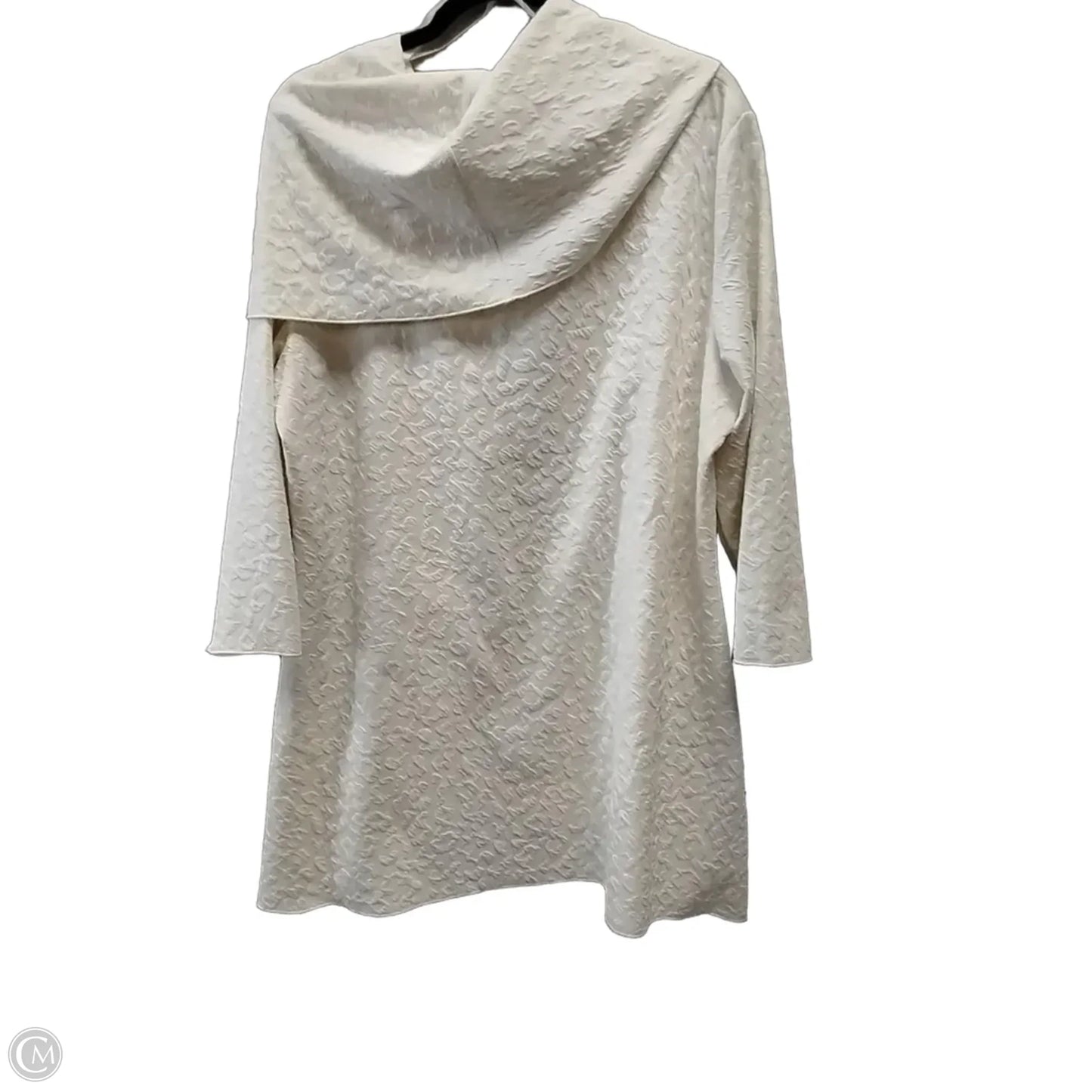 Top Long Sleeve By Ali Miles In Ivory, Size: Xl