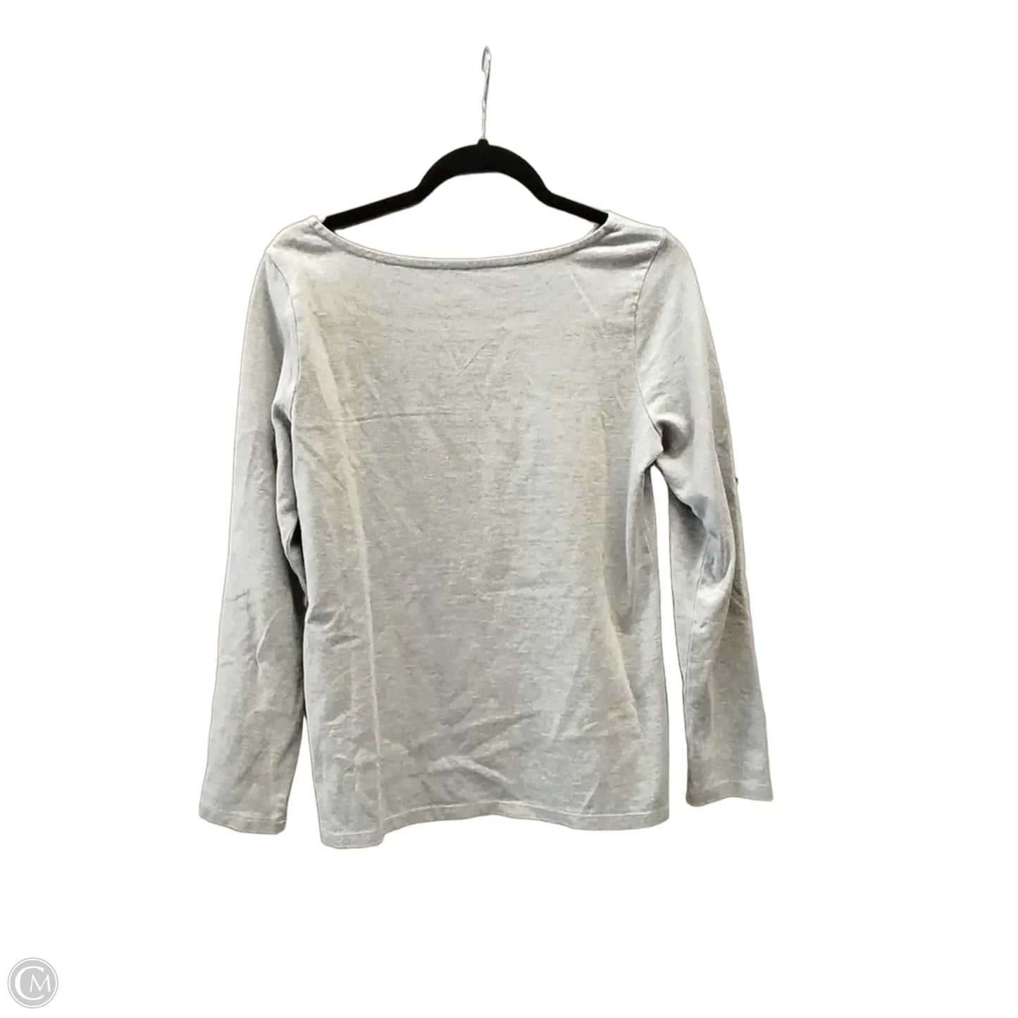 Top Long Sleeve By Talbots In Grey, Size: S