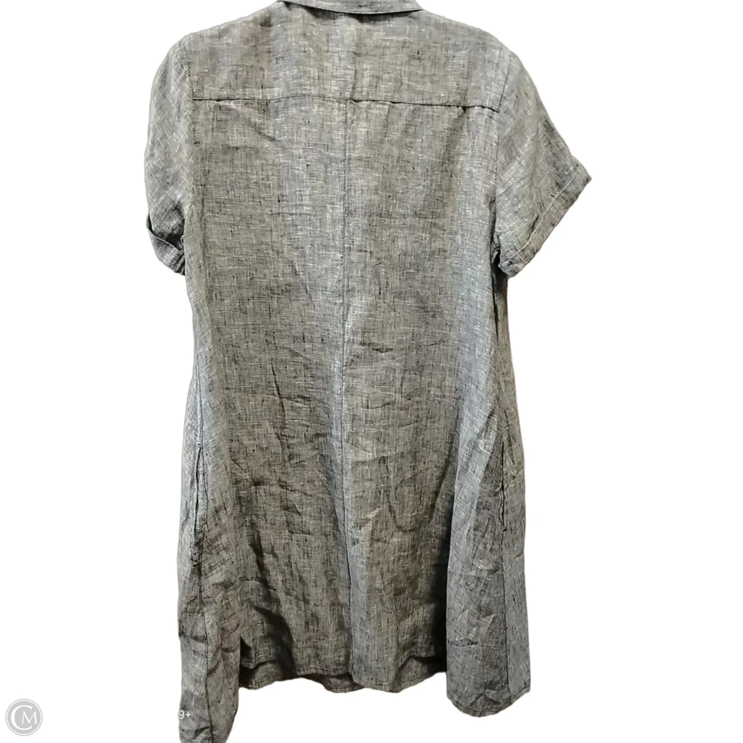 Dress Casual Midi By Tahari In Grey, Size: S