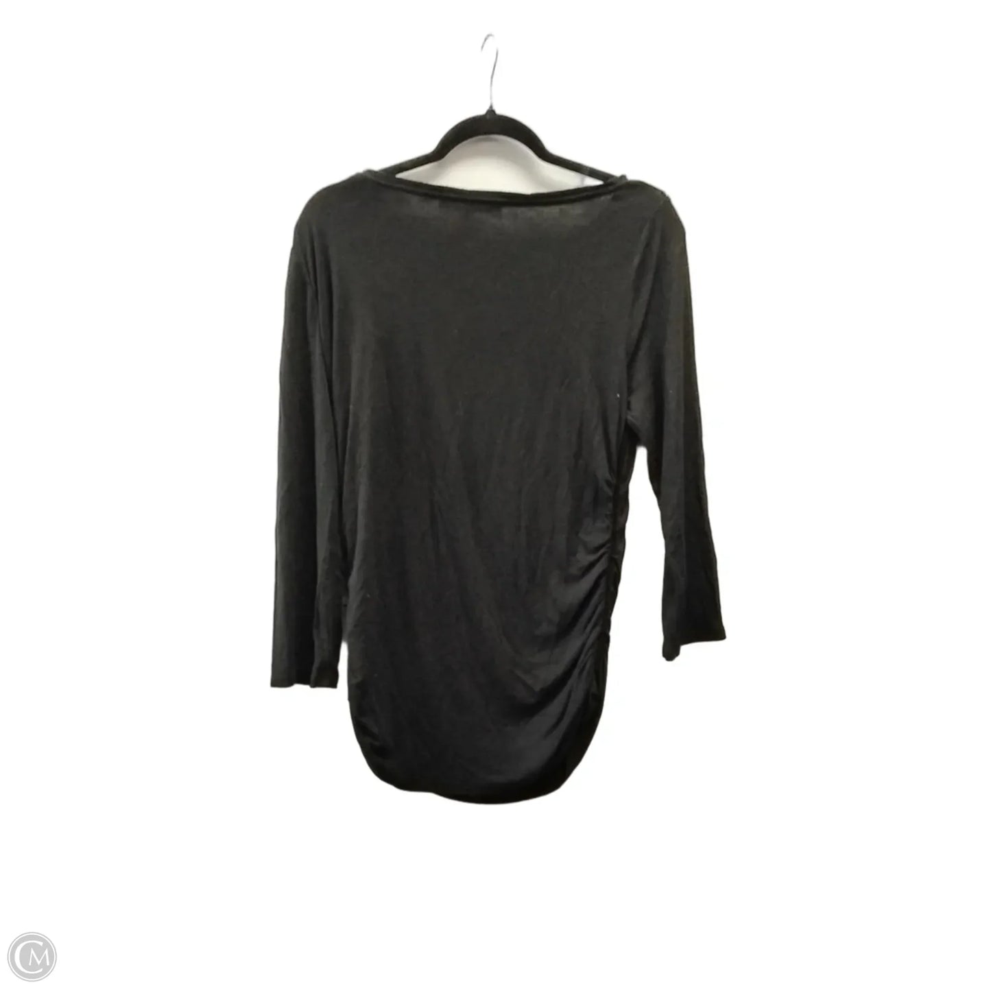 Top Long Sleeve By White House Black Market In Black, Size: M