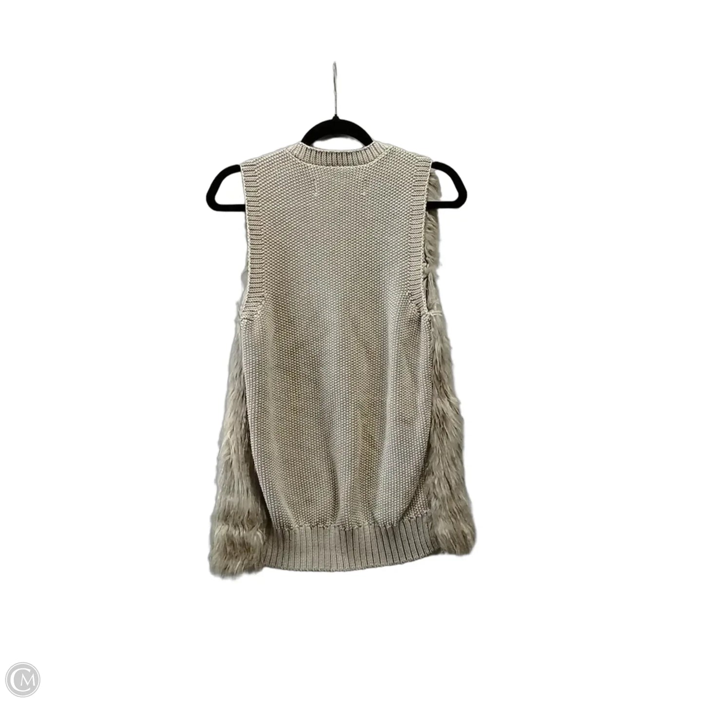Vest Sweater By Clothes Mentor In Brown, Size: M