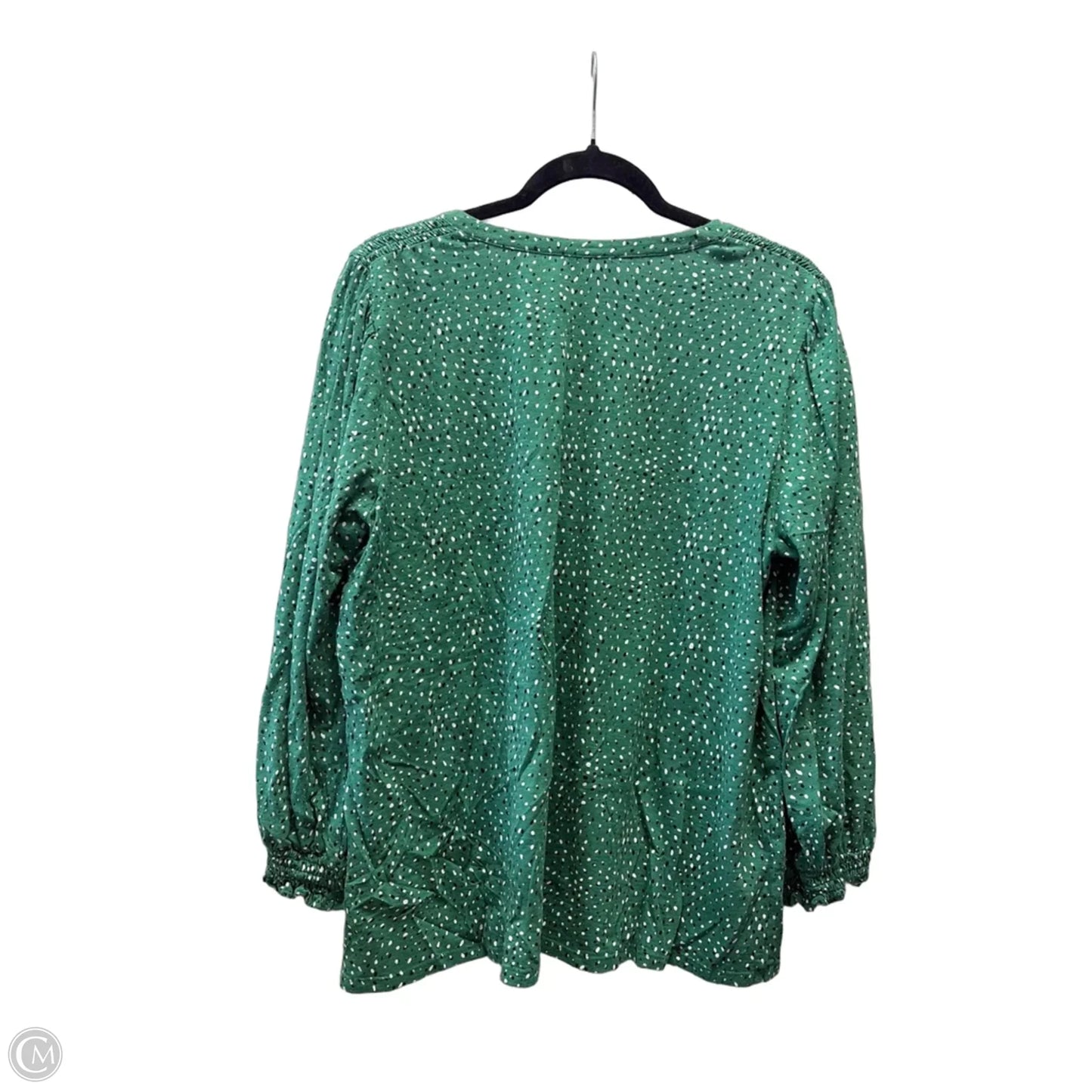 Top Long Sleeve By J. Jill In Green, Size: L