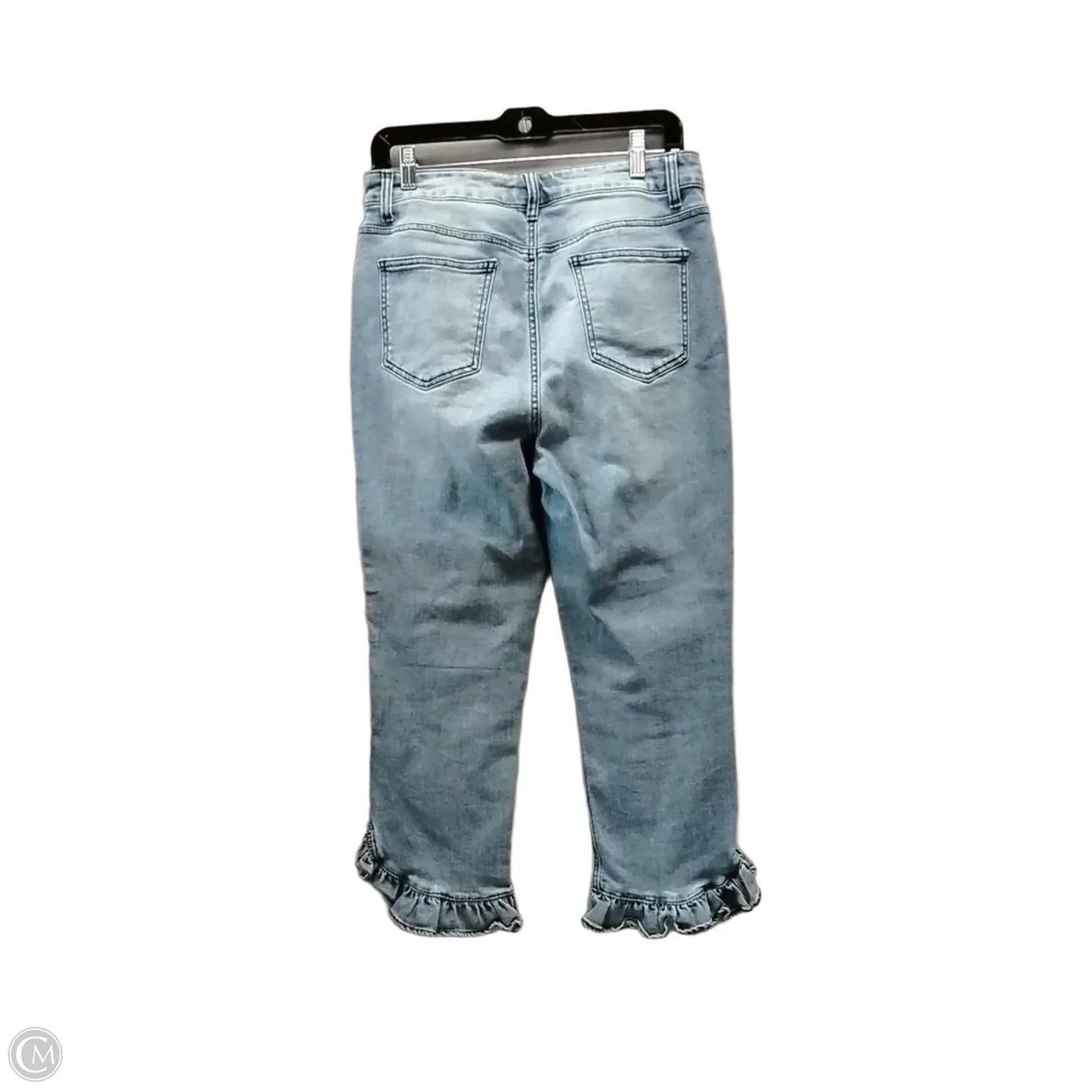 Jeans Cropped By Cato In Blue Denim, Size: 10