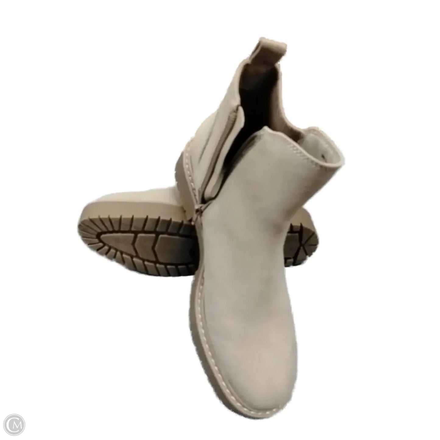 Boots Ankle Heels By Time And Tru In Brown, Size: 8