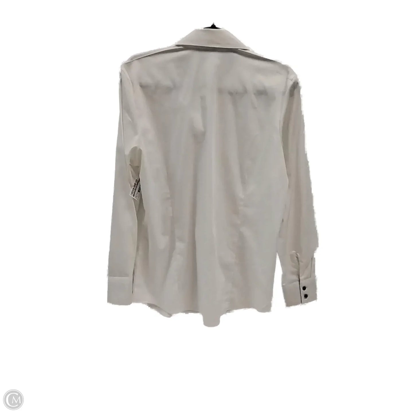 Top Long Sleeve By Clothes Mentor In White, Size: L