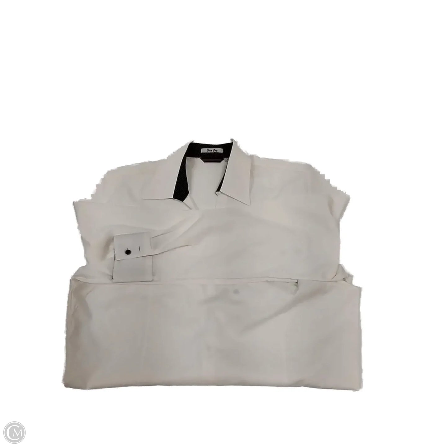 Top Long Sleeve By Clothes Mentor In White, Size: L