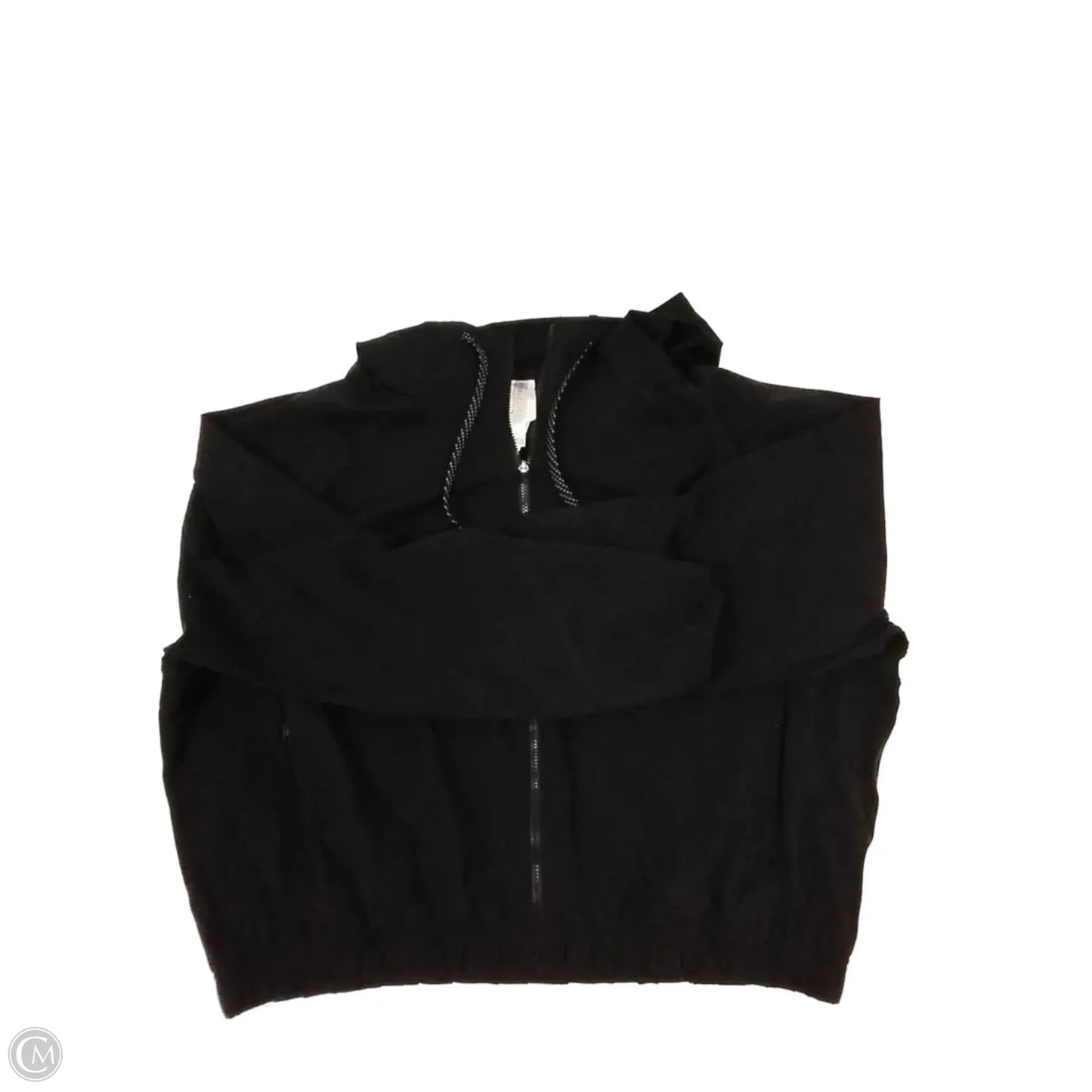 Jacket Windbreaker By Fabletics In Black, Size: Xl