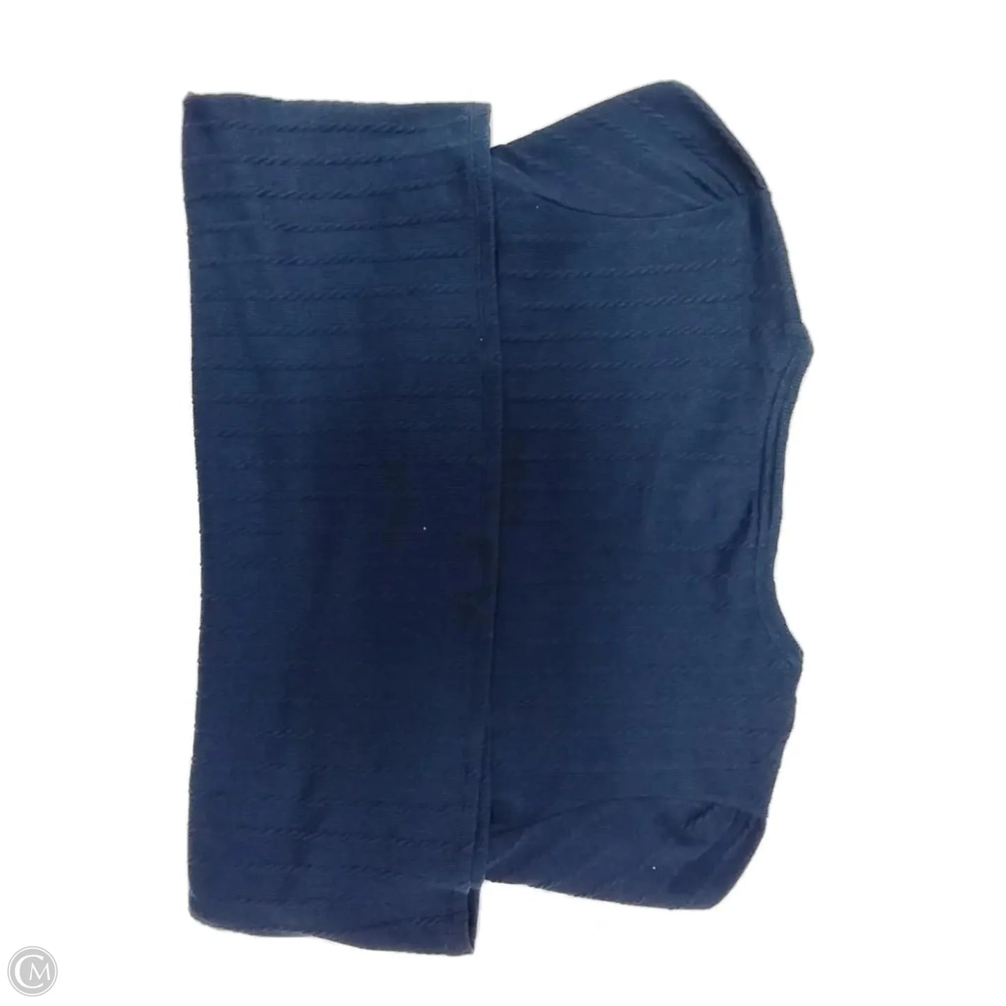 Top Long Sleeve By Croft And Barrow In Blue, Size: L