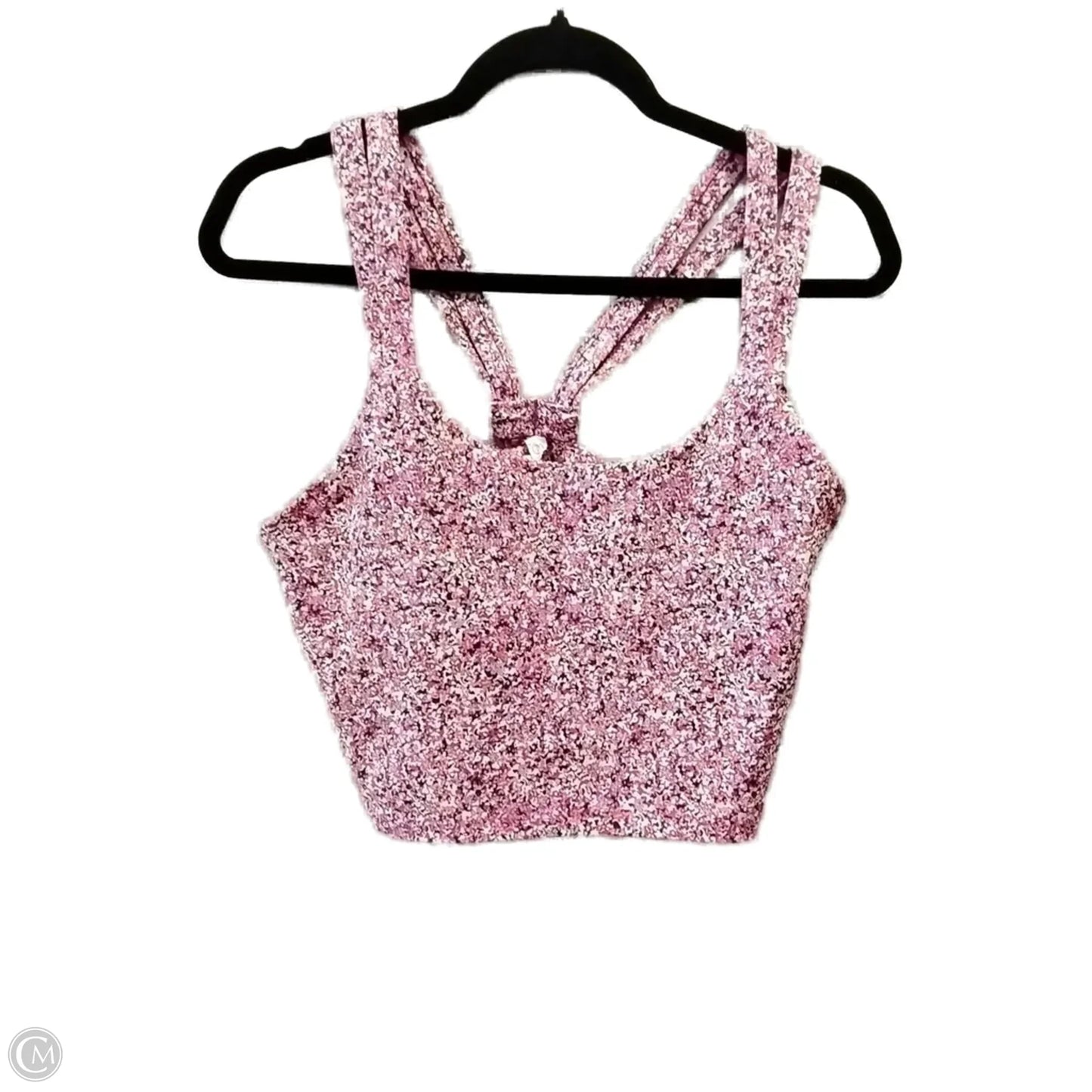 Athletic Tank Top By Sage In Floral Print, Size: L