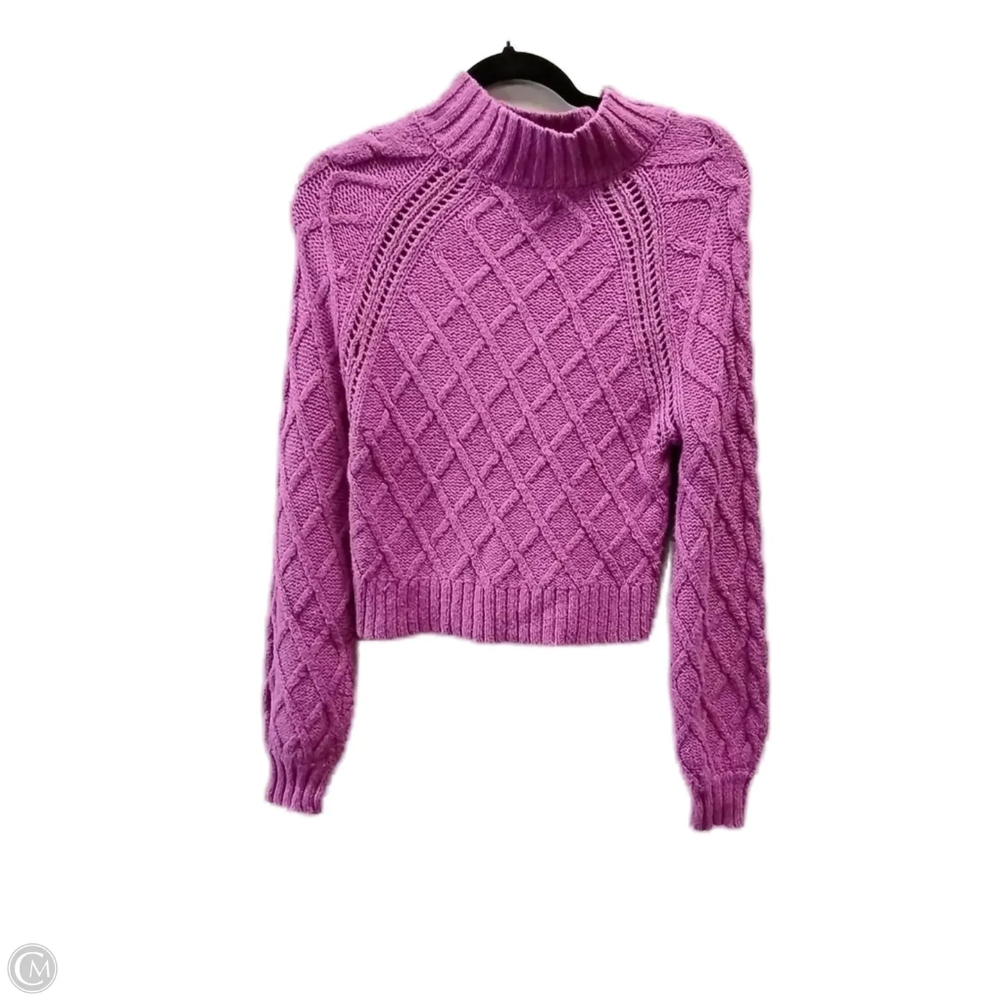 Sweater By American Eagle In Purple, Size: Xs