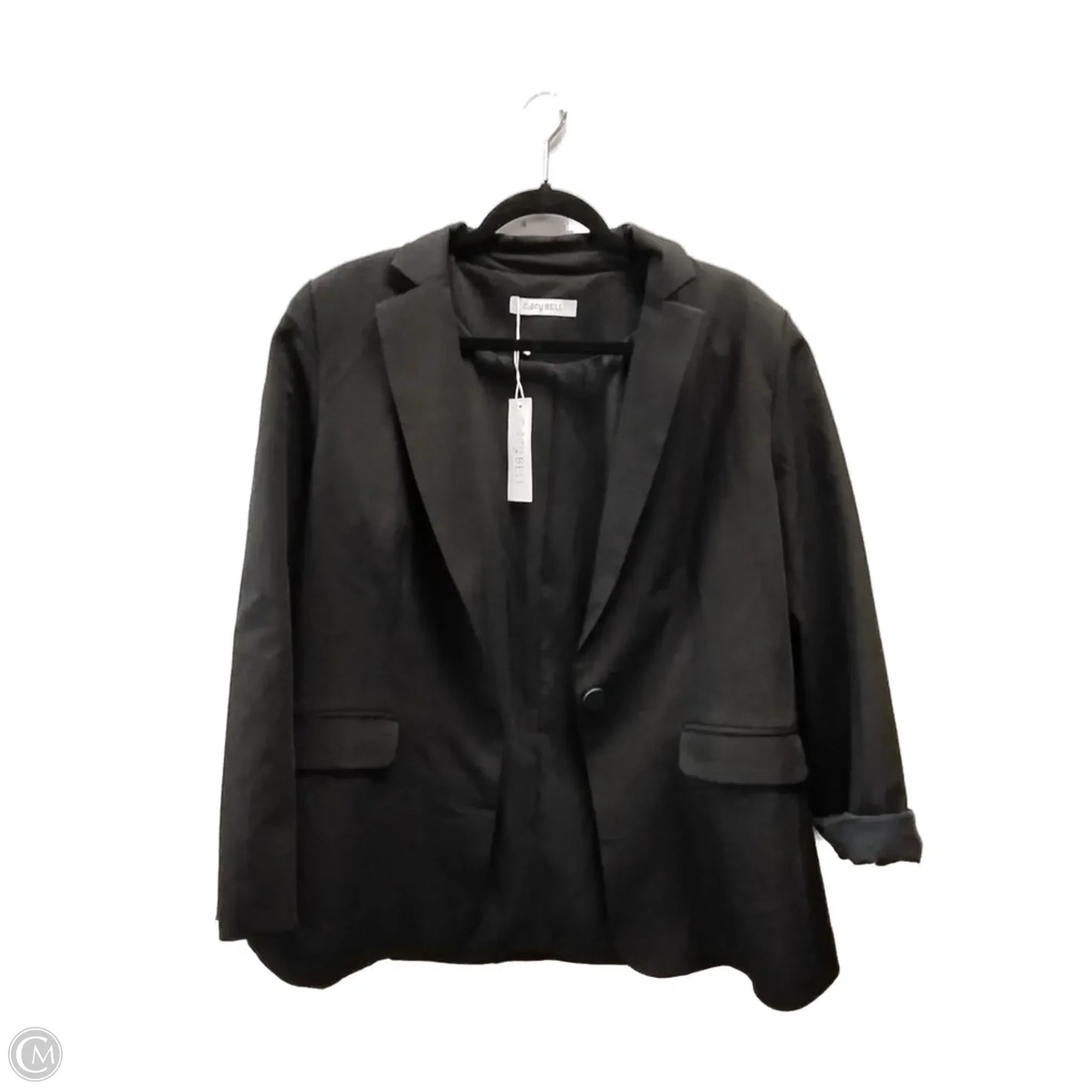 Blazer By Clothes Mentor In Black, Size: Xl
