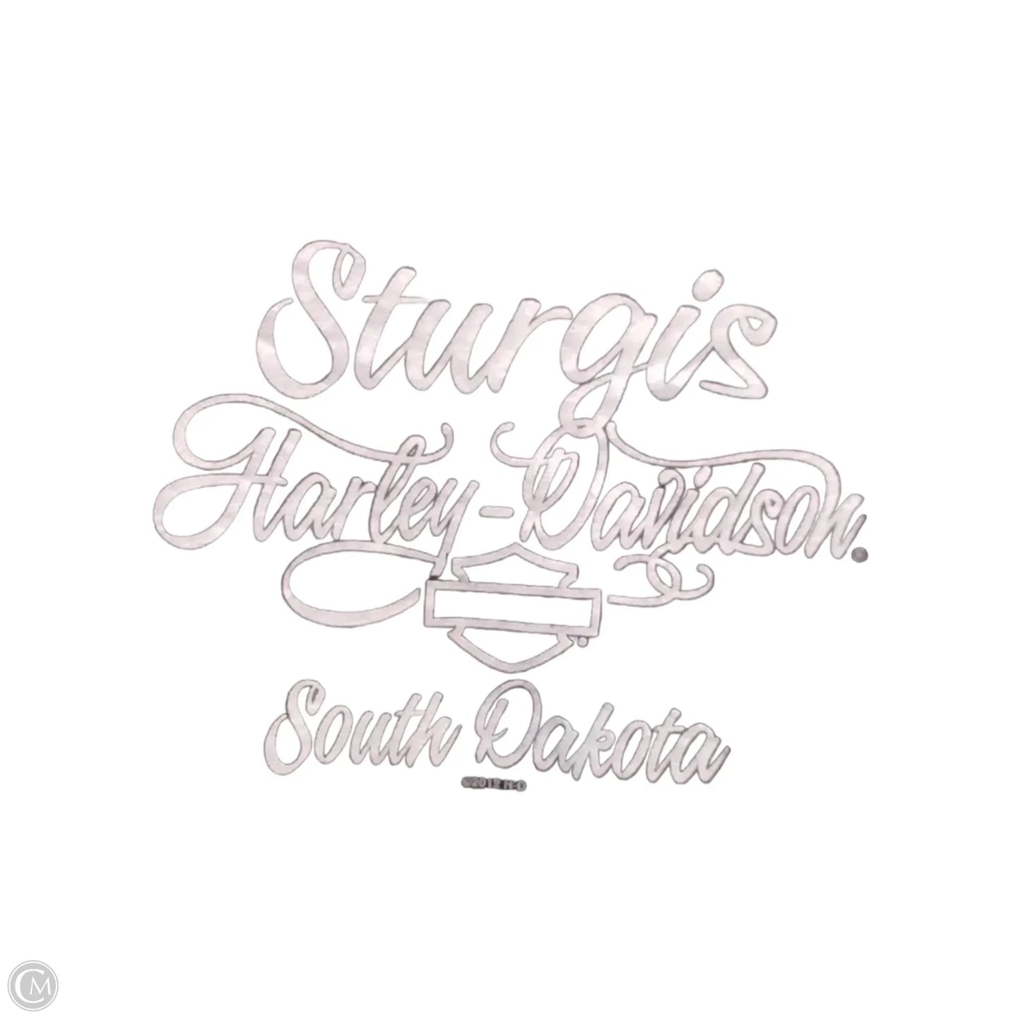 Top Short Sleeve By Harley Davidson In Black, Size: Xl