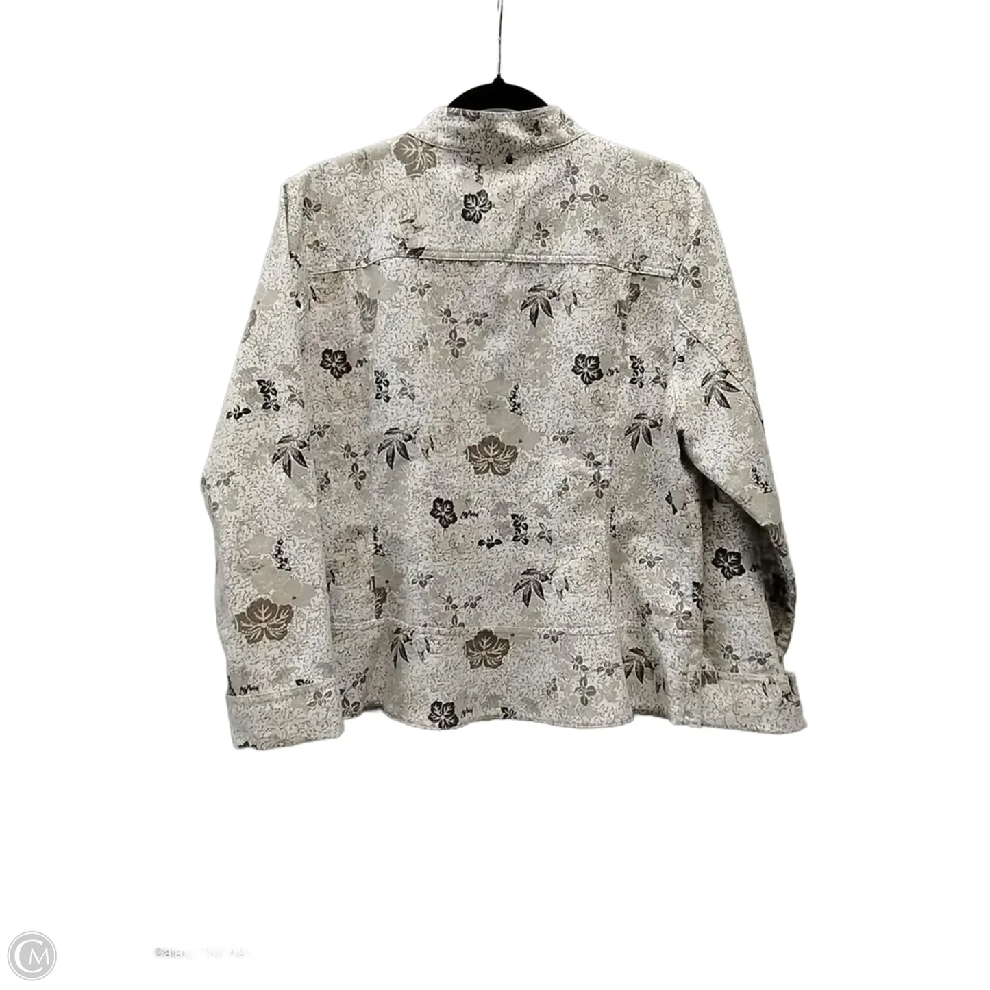 Jacket Other By Christopher And Banks In Floral Print, Size: Xl