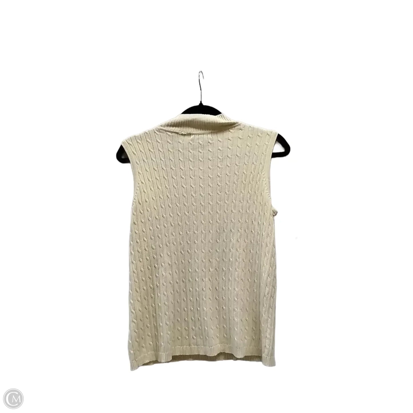 Top Sleeveless By Karen Scott In Yellow, Size: Mp