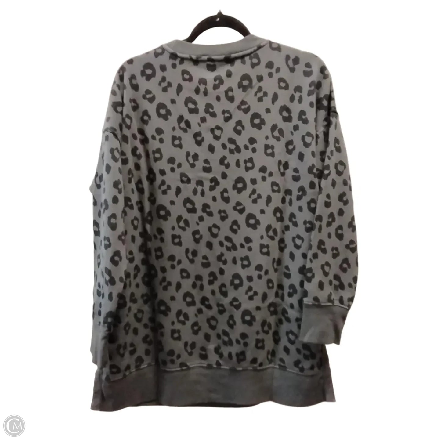 Sweatshirt Crewneck By Old Navy In Animal Print, Size: M