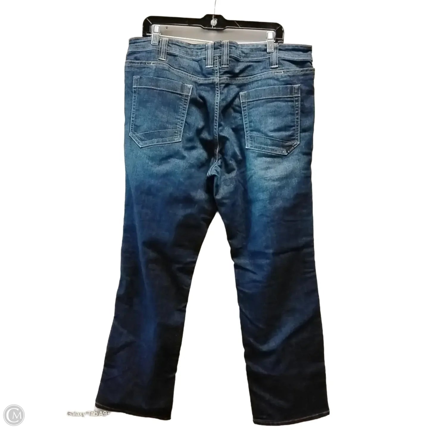 Jeans Straight By Clothes Mentor In Blue Denim, Size: 14