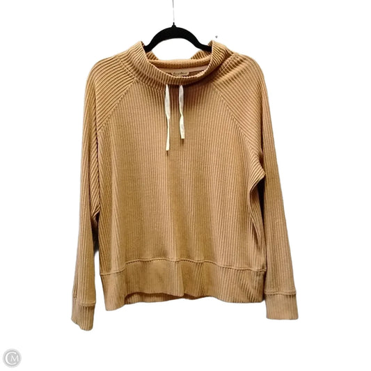 Top Long Sleeve By Jane And Delancey In Yellow, Size: L