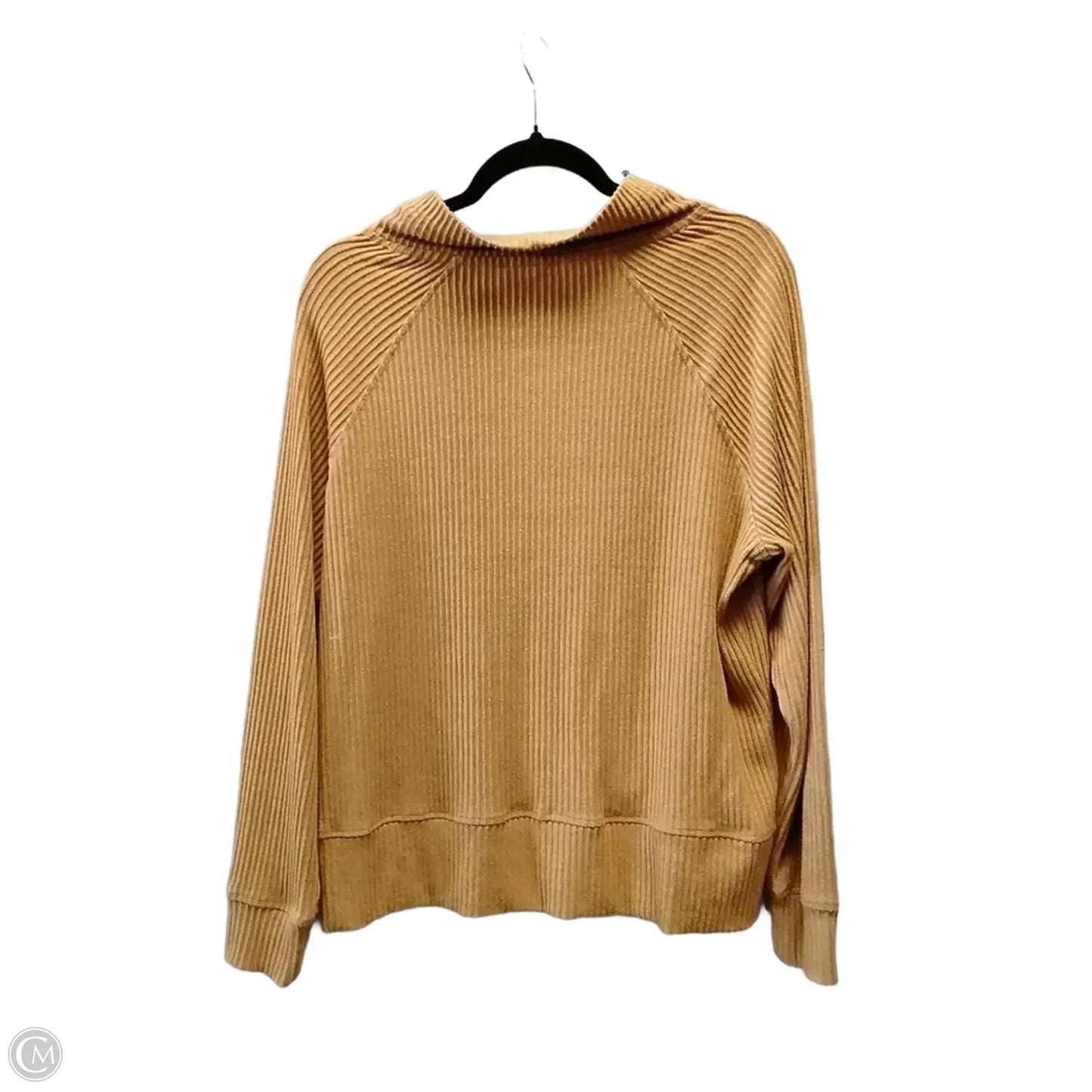 Top Long Sleeve By Jane And Delancey In Yellow, Size: L