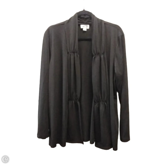 Cardigan By Coldwater Creek In Black, Size: 1x