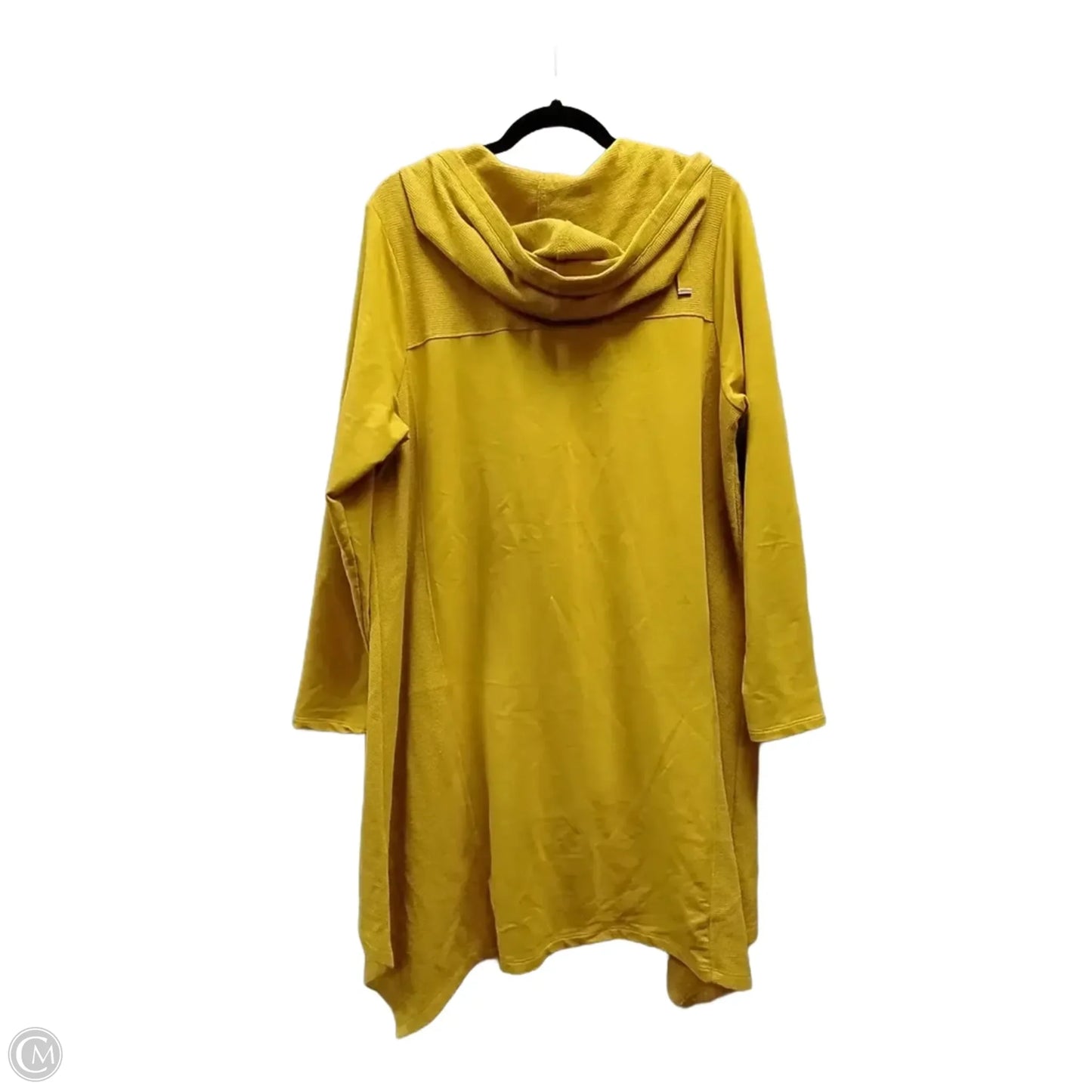 Sweatshirt Hoodie By Logo In Yellow, Size: 1x