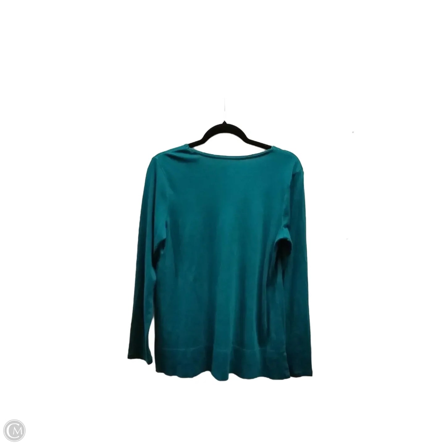 Top Long Sleeve Basic By J. Jill In Green, Size: M